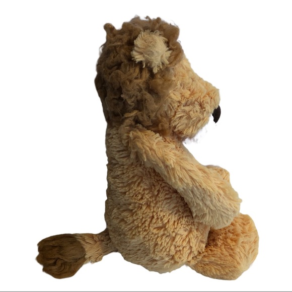 Jellycat Medium Bashful Lion Plush Yellow gold 12” Stuffed Animal Bean Bag Toy. - Picture 5 of 9